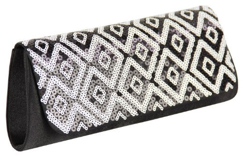 Clutch Bag - Diamond Pattern