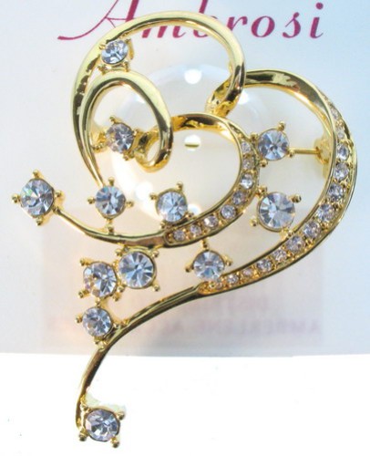 Brooch Shiny Gold