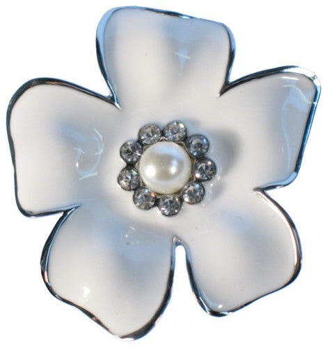 Brooch - Modern Enamel Flower