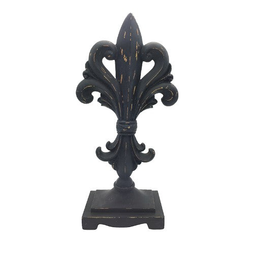 Fleur De Lys Décor Black