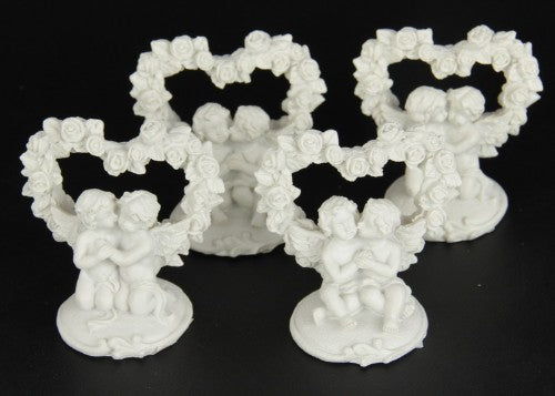 Ornament - Double Angels Kissing - Set of 4