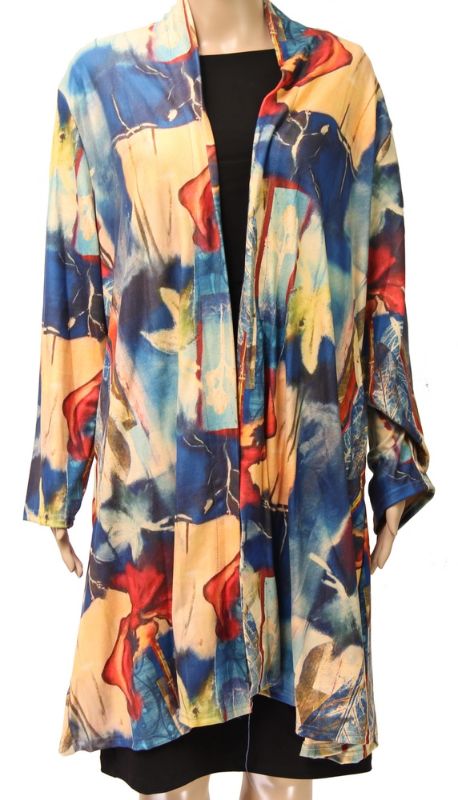 Coat Cape - Abstract Leaves (Small)