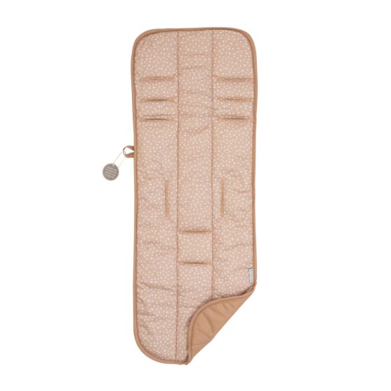 Pram Liner - Beige Dots - All4Ella