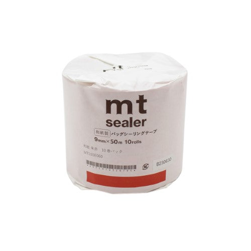 MT Sealer Washi Bag Sealer Tape Red 9mm x 50m 10 Rolls