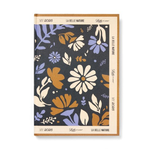 Letts of London Diary La Belle Nature A6 DTP Appts Blue 2026
