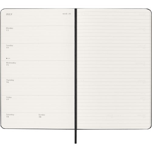 Moleskine Diary 12 Month Weekly + Notes HC Large Black 2026