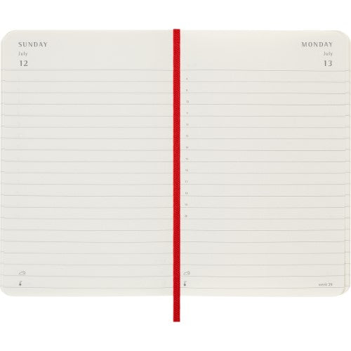 Moleskine Diary 12 Month Daily SC Pocket Scarlet Red 2026