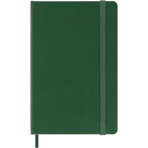 Moleskine Diary 12 Month Daily HC Pocket Myrtle Green 2026