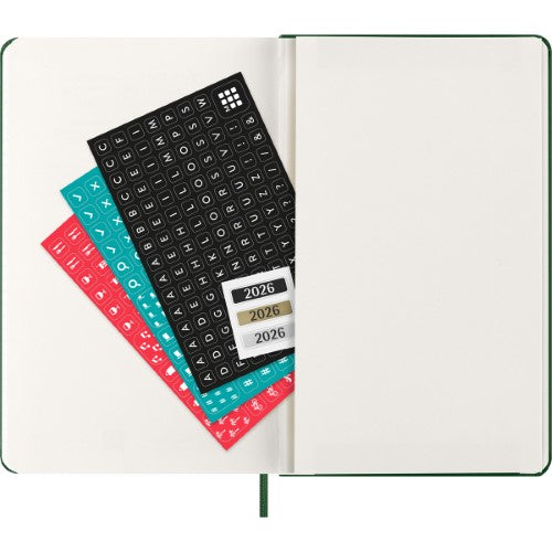 Moleskine Diary 12 Month Daily HC Large Myrtle Green 2026