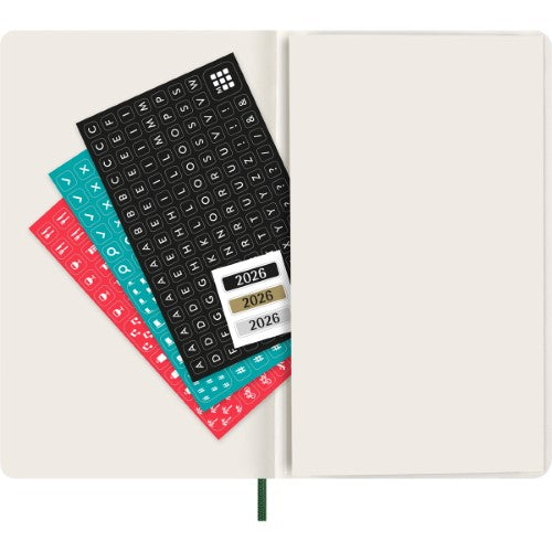 Moleskine Diary 12 Month Daily SC Large Myrtle Green 2026