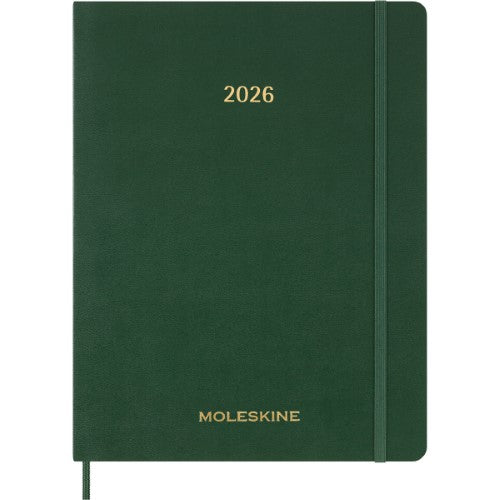 Moleskine 13 Month Essential Planner SC Weekly Vertical XXL Myrtle Green 2026