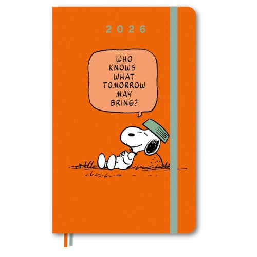 Moleskine Diary 12 Month Weekly + Notes HC Large Peanuts Snoopy Tomorrow 2026
