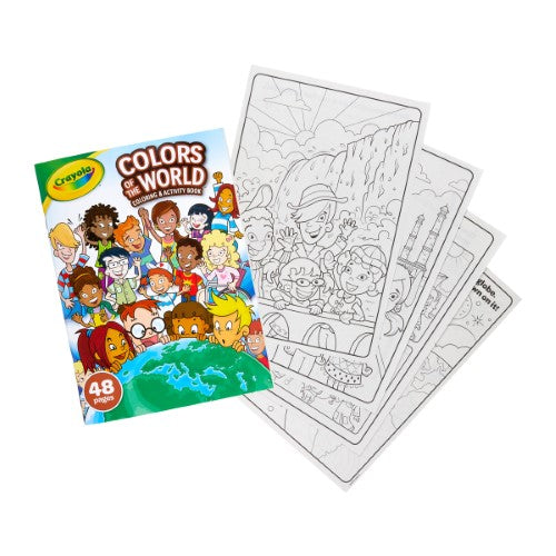Crayola Colors of the World Coloring & Activity Book 48 Pages