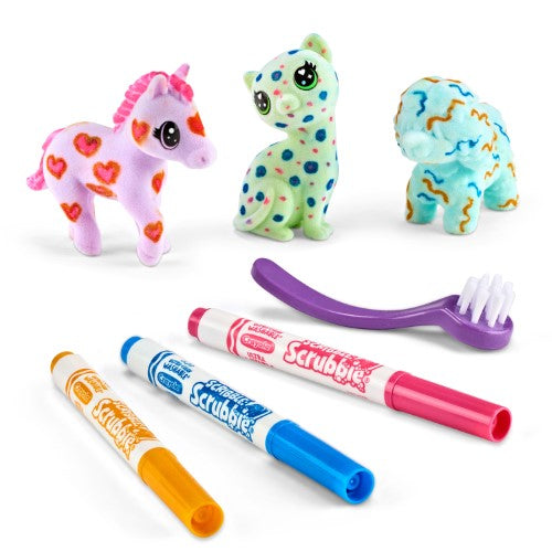 Crayola Scribble Scrubbies 3Pk Pastel Pets