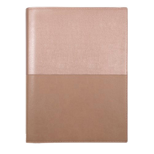 Debden Vanessa Notebook A5 Ruled 192 Pages Rose Gold