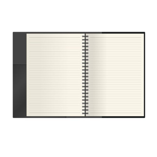 Debden Vanessa Notebook A5 Ruled 192 Pages Black