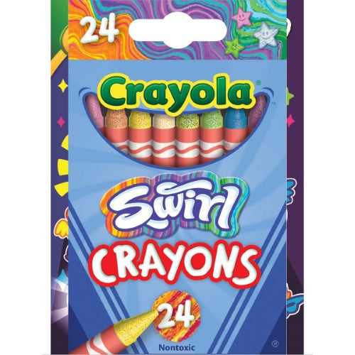 Crayola Swirl Crayons 24Pk