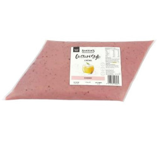 Barkers CUSTARD STYLE CREME CHERRY D/FG/F  - 1.25KG