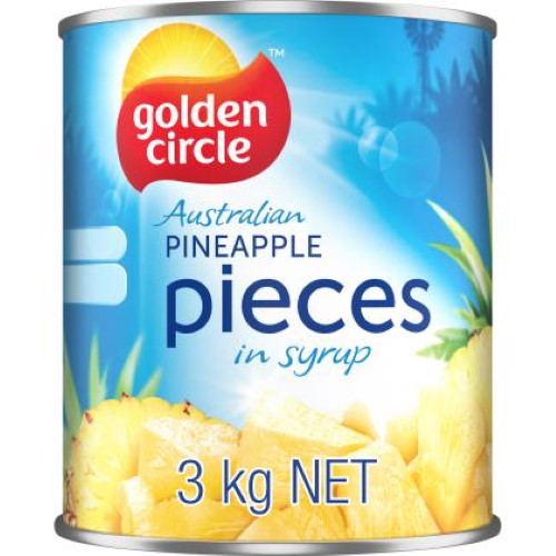 Golden Circle Pineapple Pieces In Syrup  - 3KG