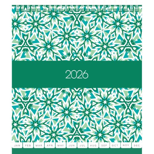 Collins Desk Calendar Kaleidoscope 2026