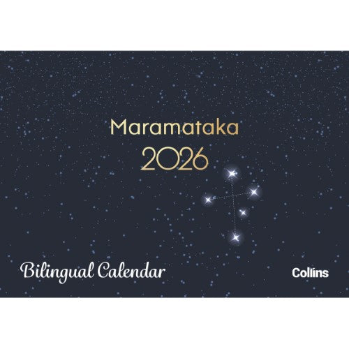Collins Wall Calendar A4 NZ Bilingual 2026