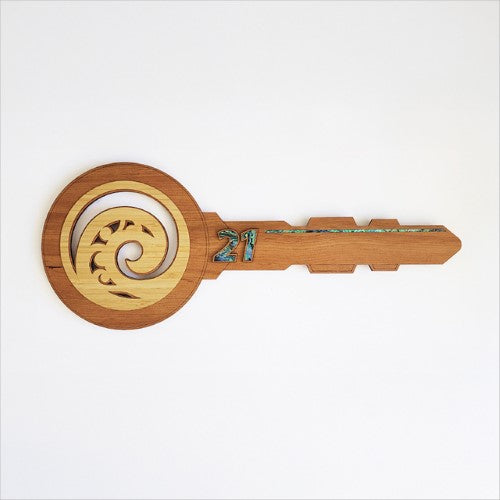 21st Key - Koru (49 x 20 x 0.8cm)