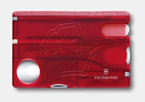 Swiss Card Nailcare - VICTORINOX SAK (Red Translucent)