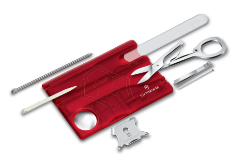 Swiss Card Nailcare - VICTORINOX SAK (Red Translucent)