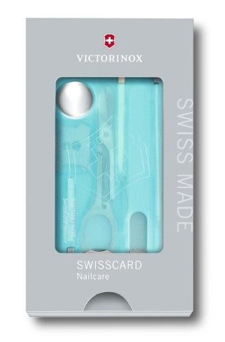 Swiss Card Nailcare - VICTORINOX SAK (Ice Blue Translucent)