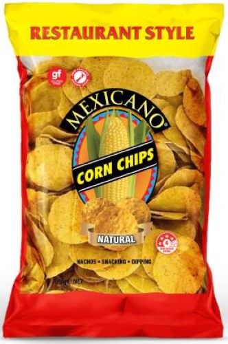 Mexicano Corn Chip Natural Gluten Free - 6 x 500g