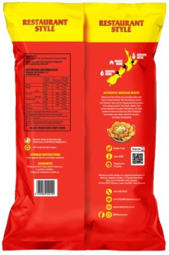 Mexicano Corn Chip Natural Gluten Free - 6 x 500g