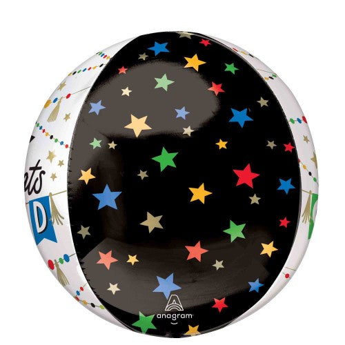 Balloon - Orbz XL Grad Party Pom-Pom & Stars G20