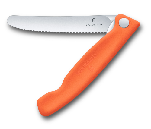 Folding Picnic Knife - Victorinox (Orange)