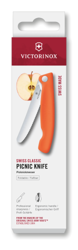 Folding Picnic Knife - Victorinox (Orange)