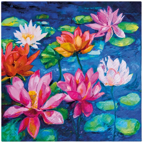 Napkins - PAW LILY POND 33 x 33cm (Pack of 20)