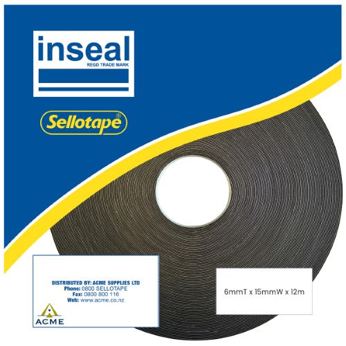 Inseal 3259 PKD 6mmT x15mmW x12m