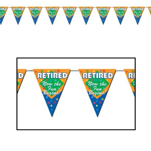 Beistle Retired The Fun Begins! Pennant Banner