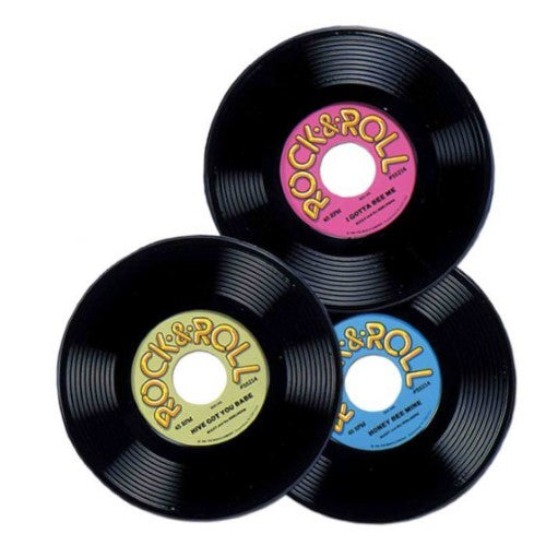 Beistle 50's Plastic Records - (Pack of 3 )