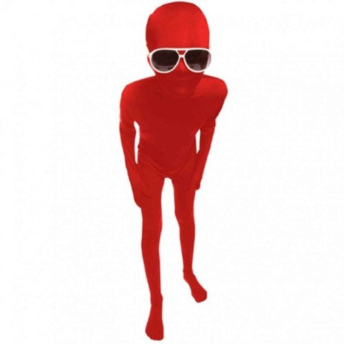 Costume Red Morphsuit Child's 10-12 Years