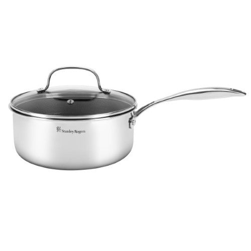 Stanley Rogers SR-Matrix Non-stick Saucepan with Glass Lid 20cm / 3.0L