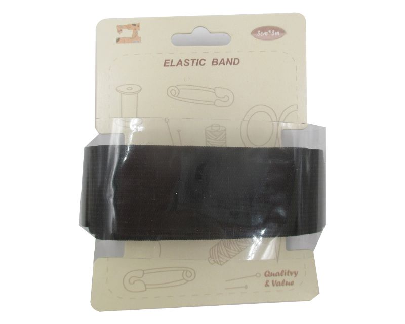 Elastic Band - White 3m (Set of 12)