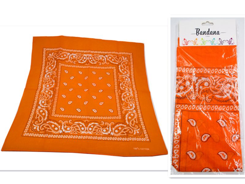 Bandana - Orange 56cm (Set of 12)