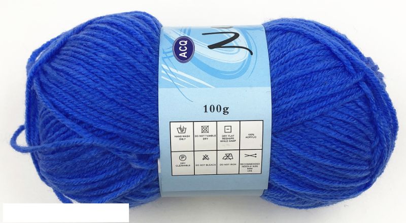 Acrylic Yarn - Blue 100g #304 (Set of 6)