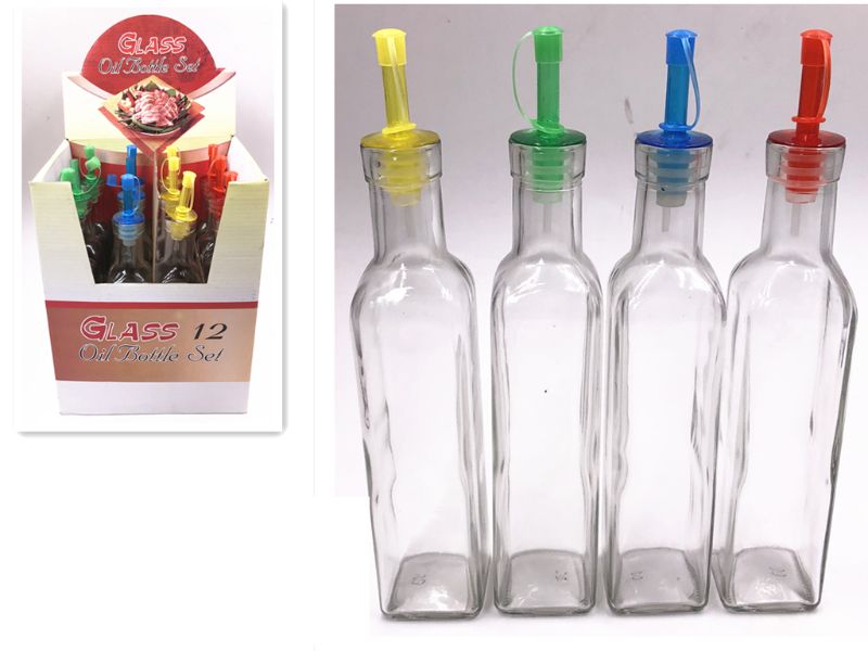 Oil And Vinegar Bottle (Set of 12 Assorted)
