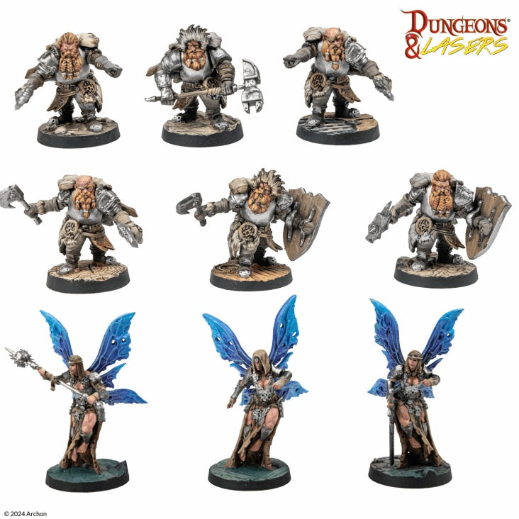 Dungeons & Lasers: Miniatures - Armies Of Deuslair
