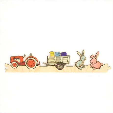 Pine Jigsaw Strip: Farm Section 2 featuring durable pine pieces for an immersive farm-themed puzzle experience.
