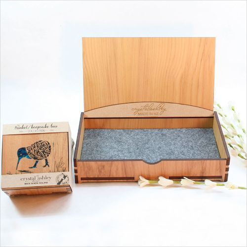 Large Rectangle Trinket Box : Monarch - Rectangle