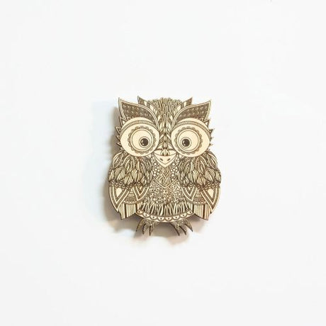 Kiwiana Wall Art featuring a Morepork owl crafted from eco-friendly pine, ideal for home decor and creative projects.