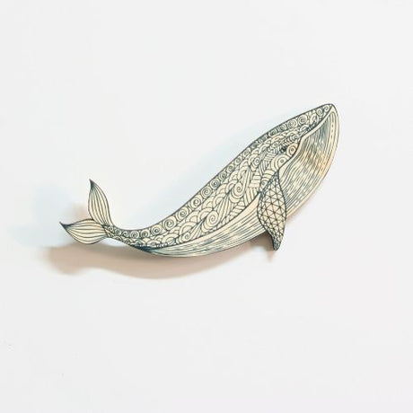 Kiwiana wall art featuring Tohora mini shapes, made from eco-friendly pine veneer, perfect for home decor and crafts.