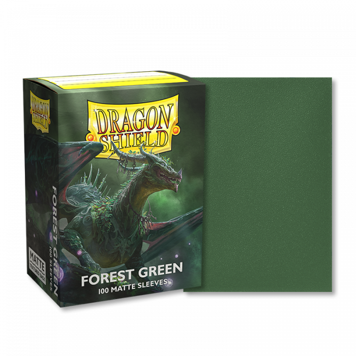 Dragon Shield: Sleeves - Matte - Forest Green
